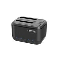 Natec Docking Station KANGAROO DUAL 2.5''/3.5'' HDD USB 3.0 + AC adapter