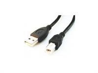 Natec kabel USB 2.0 AM/BM 1.8m, černý, blister