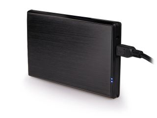 Natec RHINO Externí USB 2.0 box pro 2.5'' SATA HDDs, černý hliník