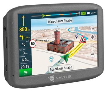 NAVITEL GPS navigace do auta E200 TMC/ displej 5"/ rozlišení 480 x 272/ mini USB/ 3.5 mm audio jack