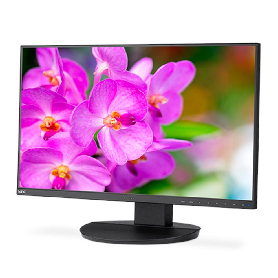 NEC 24" EA241F - 1920x1080, IPS, W-LED, 250cd, D-sub, DVI, DP, HDMI, repro, černý