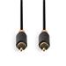 Nedis CABW24170AT20 - Digitální Audio kabel | RCA Zástrčka - RCA Zástrčka | 2 m | Antracit