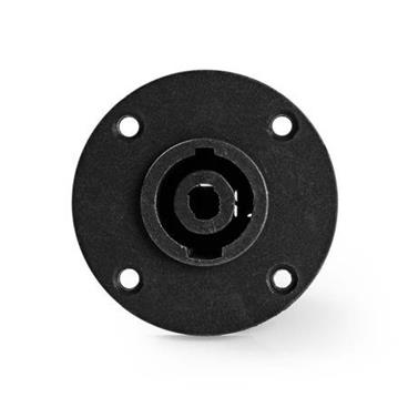 Nedis CAVC16903BK - Reproduktorový Konektor | Reproduktorová 4pinová Zásuvka | 25 ks | Kulaté | Černá barva