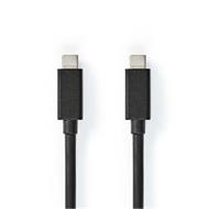 Nedis CCGL64020BK20 - Kabel USB 3.2 (Gen2) | USB-C Zástrčka - USB-C Zástrčka | 2 m | Měď