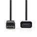 Nedis CCGP37150BK02 - DisplayPort – HDMI™ Kabel | DisplayPort Zástrčka - HDMI™ výstup | 0,2 m | Černá barva