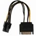 Nedis CCGP74200VA015 - Interní napájecí kabel | SATA 15-pin Zástrčka - PCI Express Zásuvka | 0,15 m | Různé