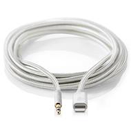 Nedis CCTB39940AL10 - Apple Lightning Sluchátkový Kabel s Adaptérem | Apple Lightning 8kolíková zástrčka – 3,5 mm Zástrčka | 1 m 