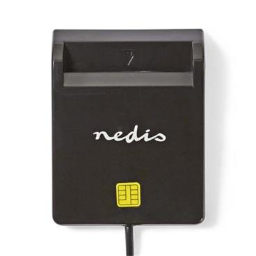 Nedis CRDRU2SM2BK - Smartcard reader | USB 2.0 | Black