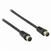 Nedis CSGP40000BK15 - Koaxiální Kabel 90 dB | IEC (Koaxiální) Zástrčka - IEC (Koaxiální) Zásuvka | 1,5 m | Černá barva