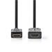 Nedis CVGP34090BK10 - Kabel High Speed HDMI™ s Ethernetem | Konektor HDMI™ - HDMI™ Zásuvka | 1 m | Černá barva