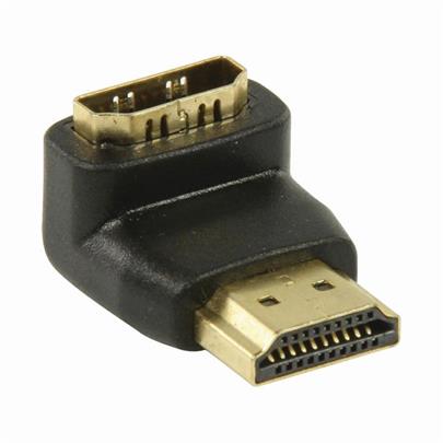 Nedis CVGP34901BK - Adaptér HDMI | HDMI Konektor - HDMI Zásuvka | Úhlová 90° | Černá barva