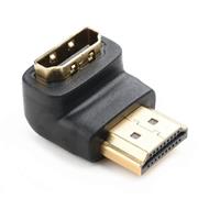 NEDIS HDMI adaptér úhlový 90°/ HDMI konektor - HDMI zásuvka/ černá