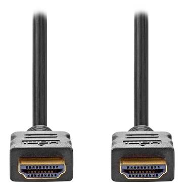 NEDIS High Speed HDMI 2.0 kabel s ethernetem/ 4K@60Hz/ zlacené konektory HDMI-HDMI/ černý/ bulk/ 3m