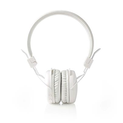 Nedis HPBT1100WT - Bezdrátová Sluchátka | Bluetooth® | On-ear | Skládací | Bílá barva