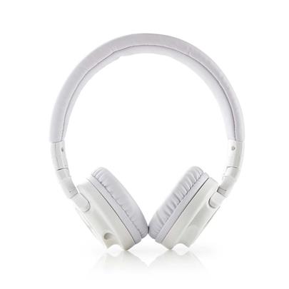 Nedis HPWD2100WT - Kabelová Sluchátka | On-ear | Skládací | Odnímatelný Kabel 1,2 m | Bílá barva