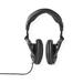 Nedis HPWD3200BK - Kabelová Sluchátka | Přes Uši | Kulatý Kabel 2,5 m | Ovládání Hlasitosti | Černá