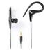 NEDIS kabelová sluchátka/ ušní háčky/ 3,5 mm jack/ kabel 1,20 m/ černé
