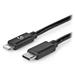 NEDIS Lightning kabel/ USB 2.0/ Apple Lightning 8pinový/ USB-C zástrčka/ kulatý/ černý/ 2m