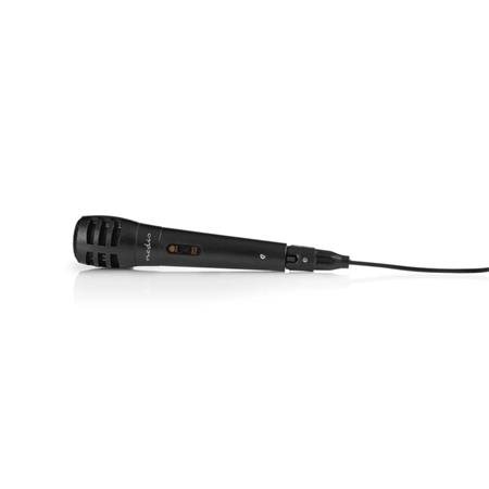 Nedis MPWD15BK - Kabelový Mikrofon | Citlivost: -72 dB +/- 3 dB | 80 Hz – 12 kHz | 5 m