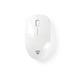 Nedis MSWS100WT - Bezdrátová myš | Stolní | 3 Tlačítka | 1600 DPI | Bílá barva