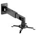 NEDIS nástěnný držák projektoru / Full motion/ nosnost 15kg/ otáčení 360°/ 4 ramena/ ocel/ černý