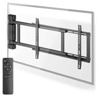 NEDIS nástěnný TV držák/ 32 - 75 "/ nosnost 50 kg/ motorizovaný/ otočný/ vzdálenost od stěny 56 mm/ dálkové ovl./ ocel