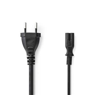 Nedis PCGP11240BK30 - Napájecí Kabel | Švýcarská Zástrčka – IEC-320-C7 | 3 m | Černá barva