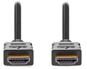 NEDIS Premium High Speed HDMI 2.0 kabel s ethernetem/ 4K@60Hz/ zlacené konektory HDMI-HDMI/ černý/ bulk/ 1m