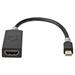 NEDIS redukční kabel/ Mini DisplayPort zástrčka - HDMI zásuvka/ antracit/ 20 cm