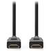 NEDIS Ultra High Speed HDMI 2.1 kabel/ konektory HDMI - HDMI/ 8K@60Hz/ černý/ 1m