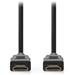 NEDIS Ultra High Speed HDMI 2.1 kabel/ konektory HDMI - HDMI/ 8K@60Hz/ černý/ 2m
