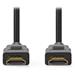 NEDIS Ultra High Speed HDMI kabel/ konektor HDMI - konektor HDMI/ 8K@60Hz/ eARC/ pozlacené/ PVC/ černý/ 3m