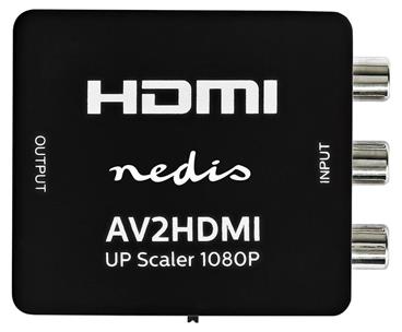 Nedis VCON3456AT - HDMI Převodník | 3x RCA Zásuvka | Výstup HDMI ™ | 1cestný | 1080p | 1.65 Gbps | ABS | Antracit