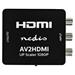 Nedis VCON3456AT - HDMI Převodník | 3x RCA Zásuvka | Výstup HDMI ™ | 1cestný | 1080p | 1.65 Gbps | ABS | Antracit