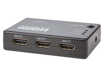 Nedis VSWI3453BK - HDMI™ Přepínač | 3 porty - 3x HDMI vstup | 1x HDMI výstup| 1080p | 3.4 Gbps | ABS | Černá