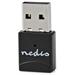 NEDIS Wi-Fi dongle/ AC600/ 2.4/5 GHz (Dual Band)/ USB 2.0/ celková rychlost 600 Mbps/ OS verze: Windows 8/10/11/ černý