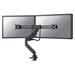 Neomounts DS75-450BL2 / Screen Desk Mount 2 screens(topfix clamp &grommet) / Black