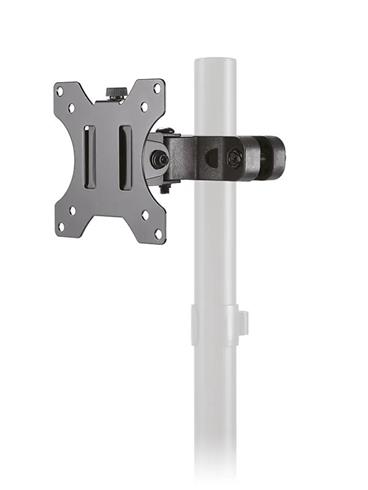 Neomounts FL40-430BL11 / Screen Pole Clamp/Truss Mount 1 pivot VESA 100x100 (pole diameter 28-60 mm) / Black