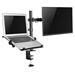 Neomounts FPMA-D550NOTEBOOK / Flat Screen & Notebook Desk Mount (clamp/grommet) / Black