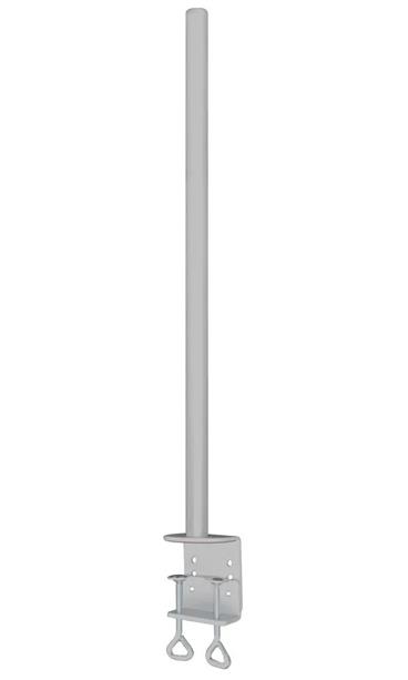 Neomounts FPMA-D935POLE / Clamp and pole (70 cm) FPMA-D935 & FPMA-D935D / Silver