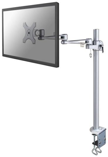Neomounts FPMA-D935POLE70 / Flat Screen Desk Mount (clamp), 70 cm pole / Silver