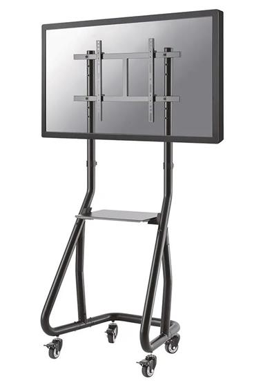 Neomounts NS-M3600BLACK / Mobile Flat Screen Floor Stand (stand+trolley) (height: 135-153 cm) / Black