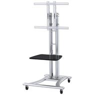 Neomounts  PLASMA-M1800E / Mobile Flat Screen Floor Stand (height: 110-180 cm) / Silver