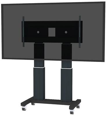 Neomounts PLASMA-M2600BLACK / Motorised Mobile Floor Stand - VESA 300x200 up to 1200x600 / Black