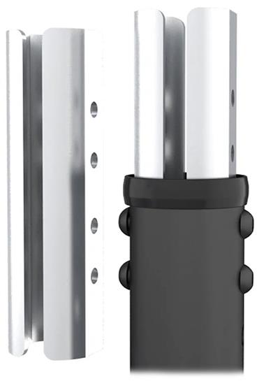 Neomounts Pro NMPRO-EPCONNECT / Connector for Ceiling Mount Extension Pole / Silver