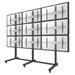 Neomounts Pro NMPRO-M33 / Mobile Flat Screen Trolley - 3x3 (3 x horizontal/3 x vertical) - box 1/3 / Black/silver