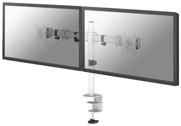 Neomounts Select NM-D135DWHITE / Flat Screen Desk mount (10-27") desk clamp/grommet / White