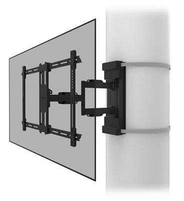 Neomounts Select WL40S-910BL16 / Screen Pillar Mount (full motion, VESA 600X400) / Black