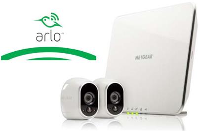 Netgear 2 x HD Camera WiFi + Smart Home Base Day/Night In/0utdoor (VMS3230)