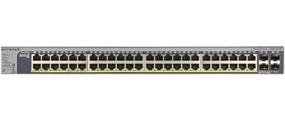Netgear 48xGbE PoE and 4SFP (8xPoE+), 2nd generation SMART SWITCH, Budget 384W, static routing